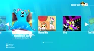 Monsters of Jazz on the Just Dance 2019 menu (7th-gen)