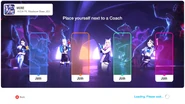 Just Dance 2022 coach selection screen