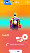 Just Dance Now coach selection screen (2017 update, phone)