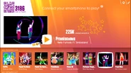 Promiscuous on the Just Dance Now menu (2017 update, computer)