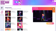 Radical jdnow menu computer 2020.png (1.19 MB) Radical on the Just Dance Now menu (2020 update, computer)