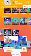 Stop Movin’ on the Just Dance Now menu (2017 update, phone)