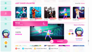 Venus on the Just Dance 2020 menu