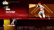 Feel So Right on the Just Dance 2017 menu