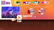 Just Dance Now coach selection screen (2017 update, computer)