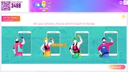 Just Dance Now coach selection screen (computer)