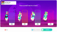 Just Dance 2020 coach selection screen (Classic, 8th-gen, camera)