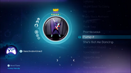 Pump It on the Just Dance 3 menu (Xbox 360)