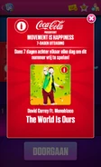 Just Dance Now unlock notification (Dutch)