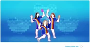 Just Dance 2022 loading screen