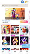 YO LE LLEGO on the Just Dance Now menu (phone)