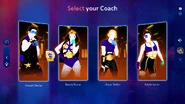 Just Dance 2024 Edition coach selection screen