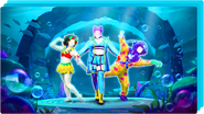 P2 on the icon for the Just Dance Now playlist "Beat Flow" (along with Rain Over Me and Cake By The Ocean)