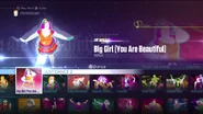 Biggirl jd2016 menu.png (1.34 MB) Big Girl (You Are Beautiful) on the Just Dance 2016 menu