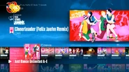 Cheerleader (Felix Jaehn Remix) on the Just Dance 2017 menu