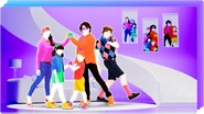 Jean-Michel on the cover for the "Family First!" playlist in Just Dance Now (along with Watch Me (Whip/Nae Nae) (Family Battle Version))
