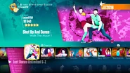 Shut Up and Dance on the Just Dance 2018 menu
