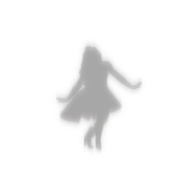 A silhouette of the coach in the Just Dance 2014 Party Master files