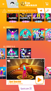 Soul Searchin’ on the Just Dance Now menu (2017 update, phone)