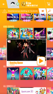 Dancing Queen (Dancefloor Version) on the Just Dance Now menu (2017 update, phone)