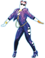 The album coach seen in The Art of Just Dance (10th Anniversary Edition)