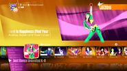 Movement is Happiness (Find Your Thing) on the Just Dance 2018 menu