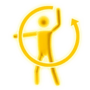 Non-counted Gold Move pictogram (Xbox 360)