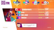 Just Dance Now scoring screen (updated)