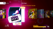Puppet Master Mode on the Just Dance 4 menu