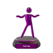 Trophy unlocked from getting Megastar on the routine on Just Dance VR