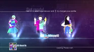 Just Dance 2016 coach selection screen