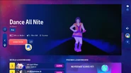 Just Dance 2024 Edition info menu