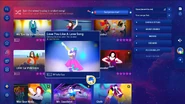 Love You Like A Love Song on the Just Dance 2024 Edition menu