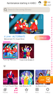 Turn Up the Love (Sumo Version) on the Just Dance Now menu (2020 update, phone)