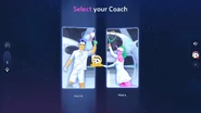 Wettennis jd2023 coachmenu.png (1.03 MB) Just Dance 2023 Edition coach selection screen