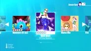 Workworkalt jd2019 menu 7thgen.png (784 KB) Work Work (Extreme Version) on the Just Dance 2019 menu (7th-gen)