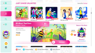 All About That Bass (Flower & Bee Version) on the Just Dance 2020 menu
