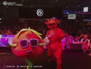 Rudolf’s costume in real life, along with Automaton (Tomato Version)