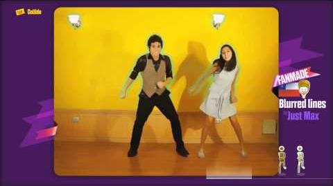 Just Dance Now FANMADE Blurred Lines by JUSTMAX WII