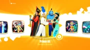 Prince Ali on the Just Dance 2018 menu (Kids Mode)