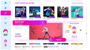 Rock N Roll on the Just Dance 2019 menu