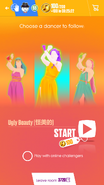 Just Dance Now coach selection screen (Phone)