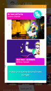 Just Dance Now release notification (along with Work Work (Extreme Version))