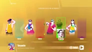 Just Dance 2018 coach selection screen (8th-gen, camera)