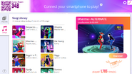 Dharma (Fight Version) on the Just Dance Now menu (2020 update, computer)