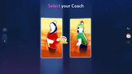 Just Dance 2023 Edition coach selection screen