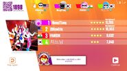 Just Dance Now scoring screen (Classic, updated)