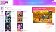 Dontworry jdnow menu computer 2020.png (1.58 MB) Don’t Worry Be Happy on the Just Dance Now menu (2020 update, computer)
