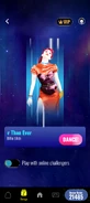 Just Dance Now coach selection screen (2024 update, phone)