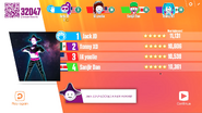 Just Dance Now scoring screen (2017 update)